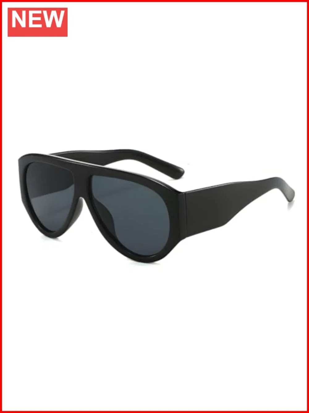 Oversized Aviator Sunglasses 2-3 Pack UV400 Protection Trendy Square Frame
